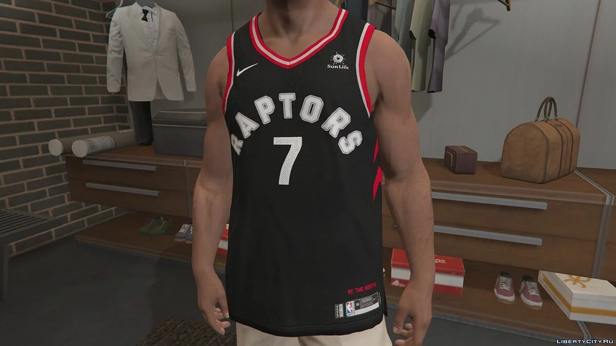 Toronto Raptors #7 - Новые баскетбольные майки для Франклина / GTA 5
