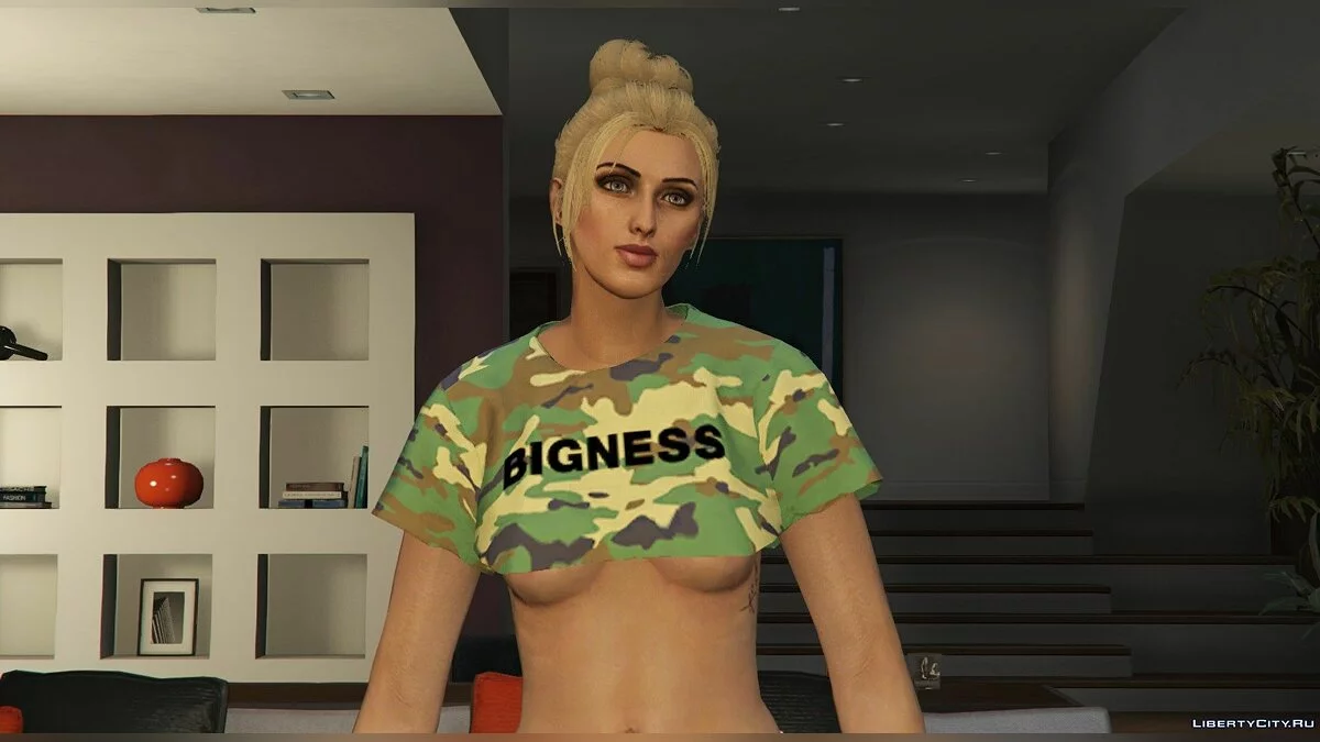 Короткий топ для женского персонажа / GTA 5