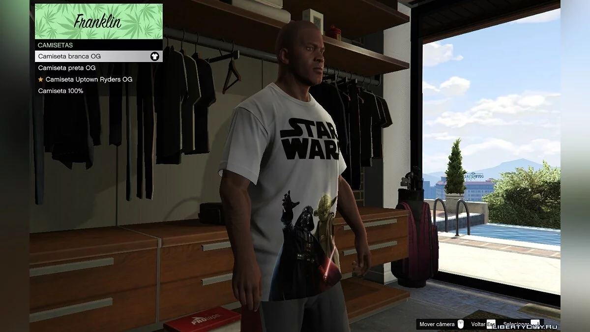 Футболка "Star Wars" для Франклина / GTA 5