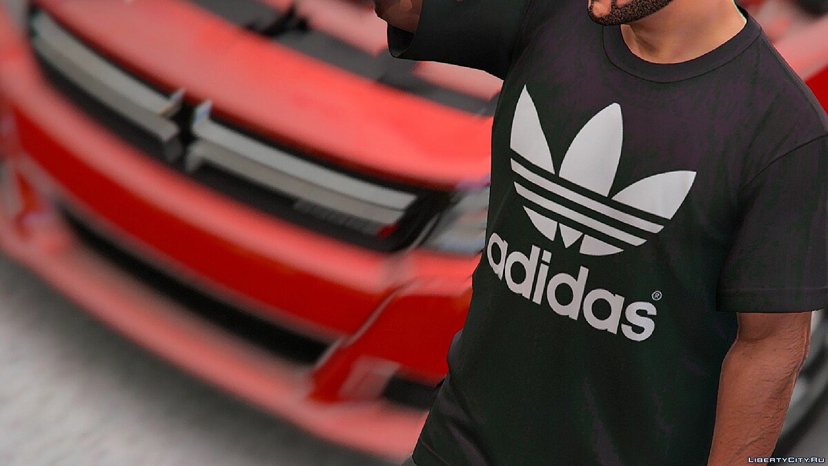 Скачать Футболка с логотипом Adidas для Франклина для GTA 5