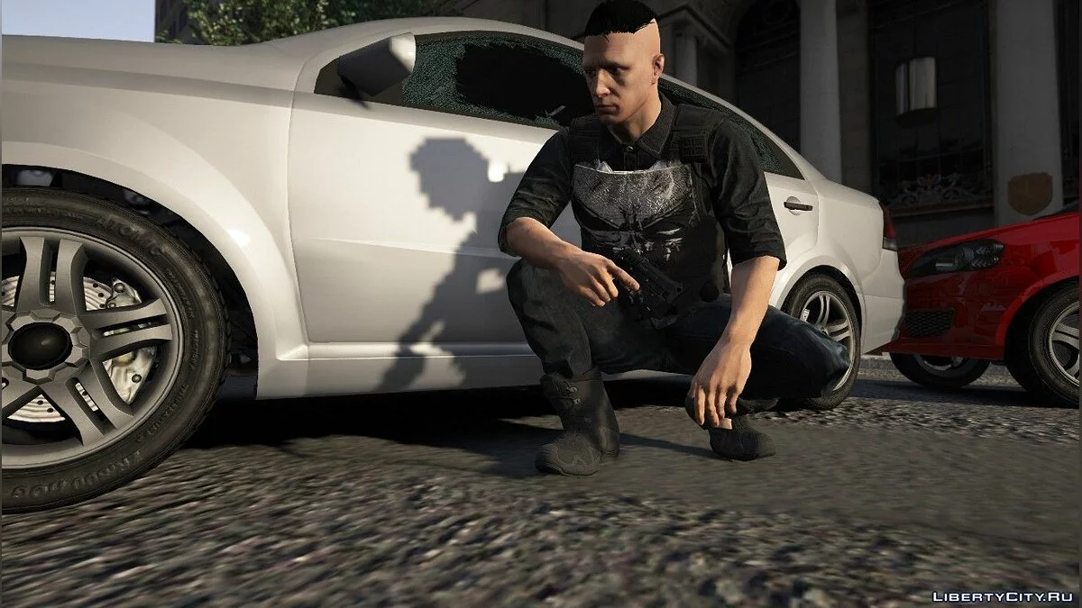 Футболка с логотипом Карателя / GTA 5