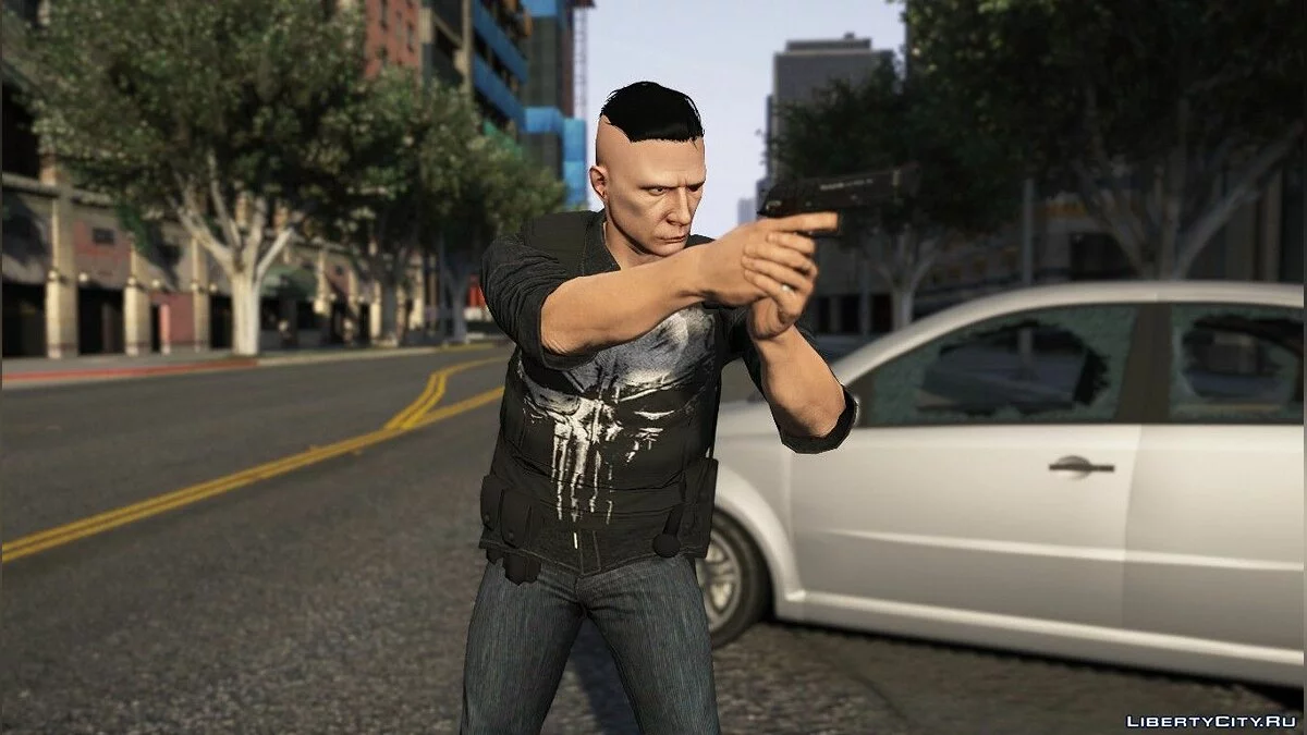 Футболка с логотипом Карателя / GTA 5