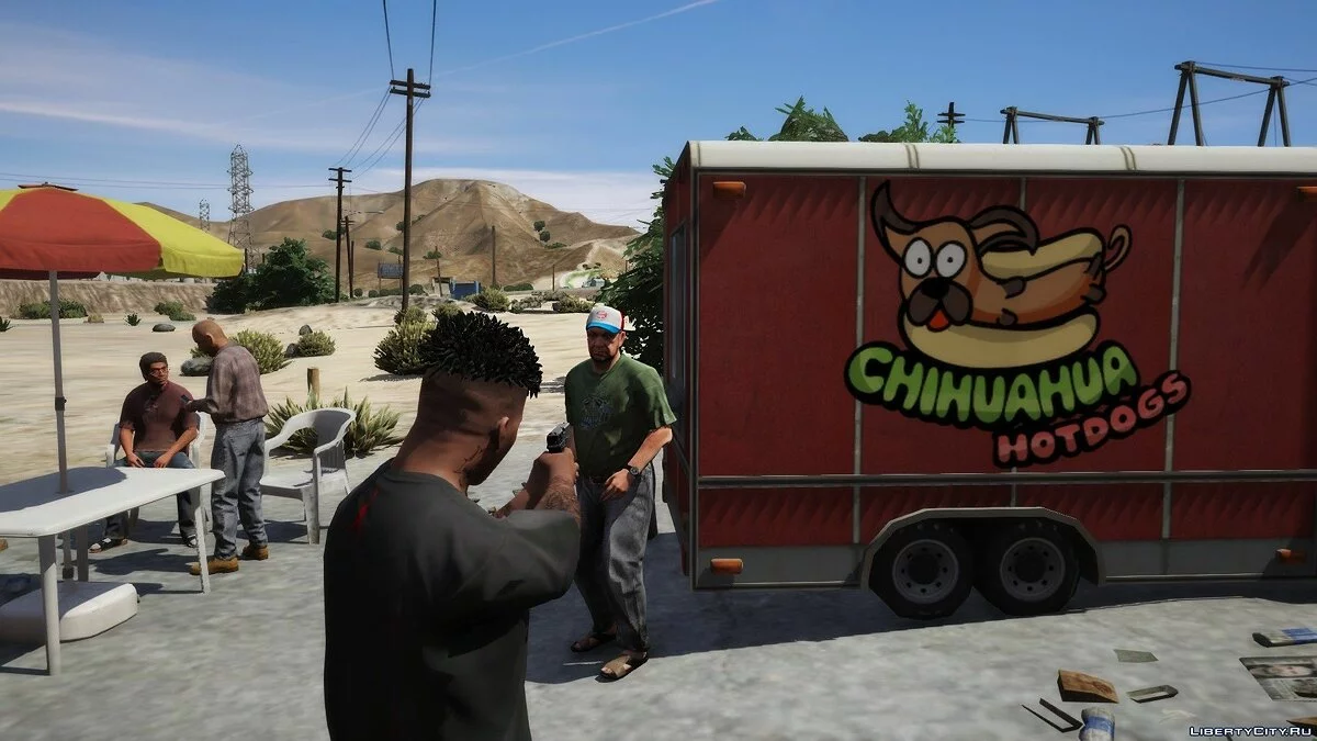 Футболка с логотипом TRAP для Франклина / GTA 5