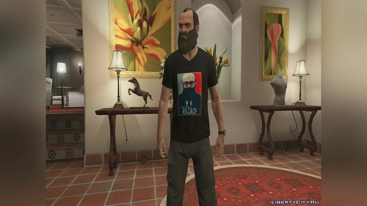 Футболка с политиком Енисом Карнейро 1.1 / GTA 5
