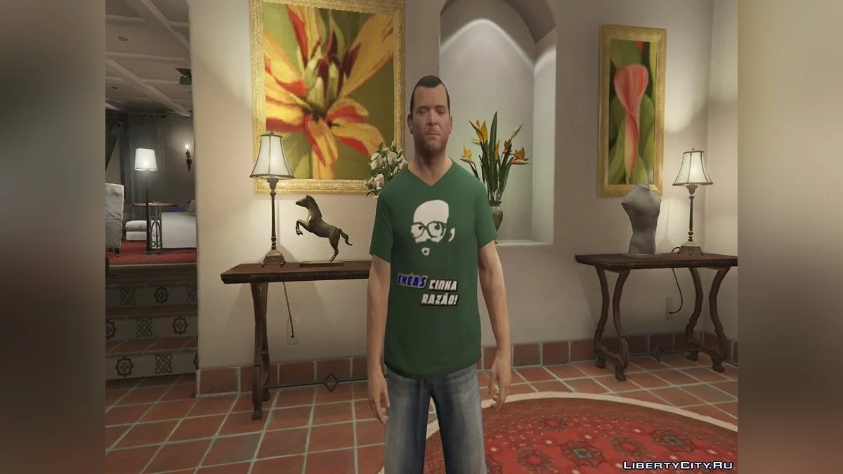 Футболка с политиком Енисом Карнейро 1.1 / GTA 5