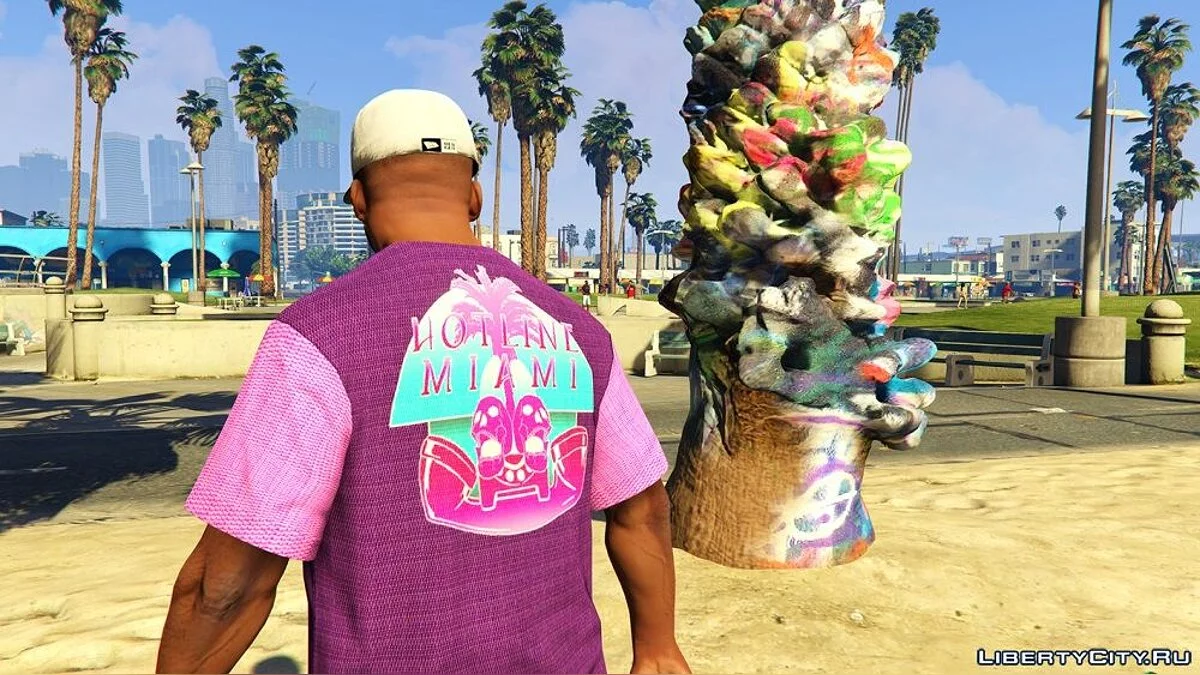 Футболка в стиле игры Hotline Miami / GTA 5