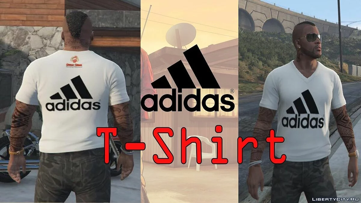 Футболка Adidas / GTA 5