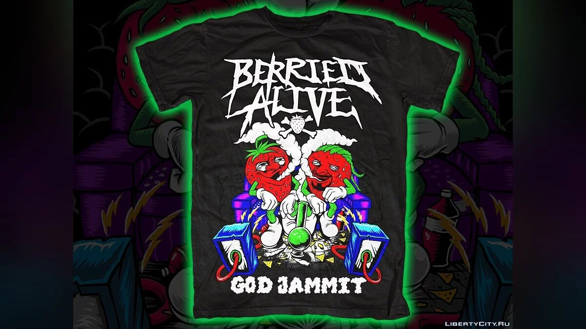 Футболка Berried Alive band / GTA 5