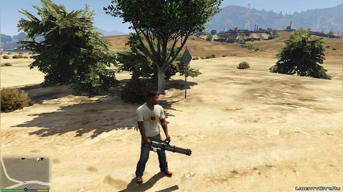 Футболка с логотипом Serious Sam / GTA 5