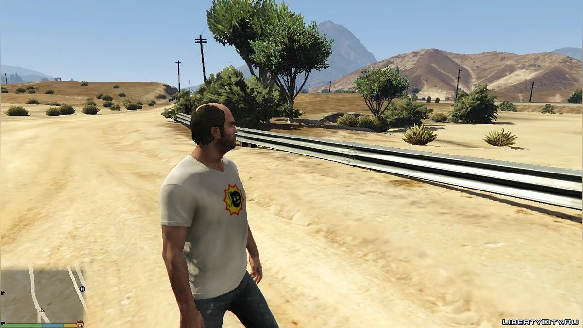 Футболка с логотипом Serious Sam / GTA 5