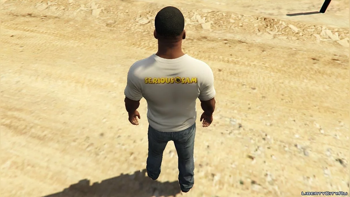 Футболка с логотипом Serious Sam / GTA 5