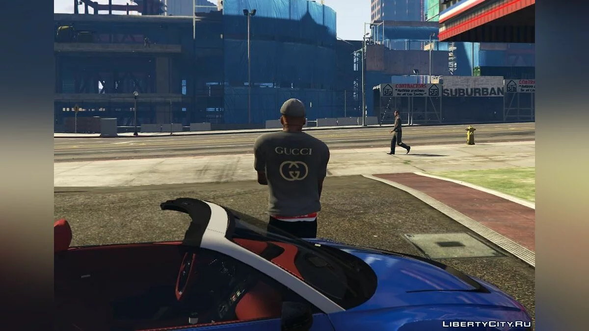 Серая футболка GUCCI / GTA 5