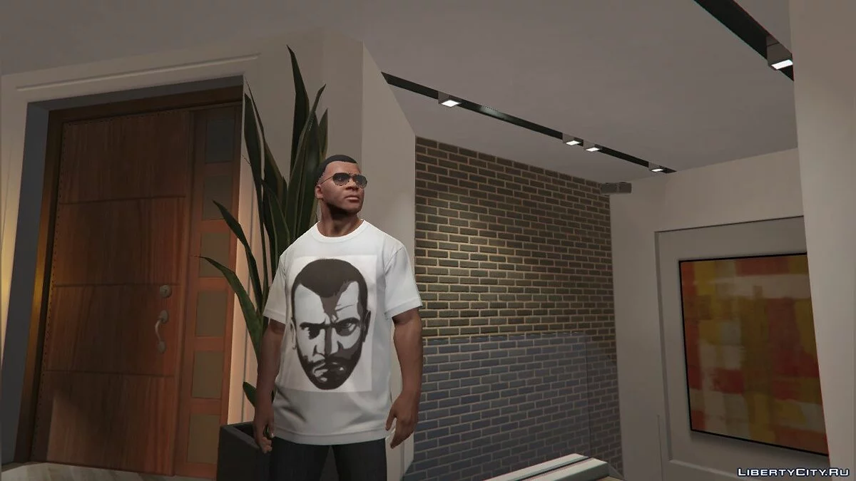 Футболка с изображением Нико Беллика / GTA 5