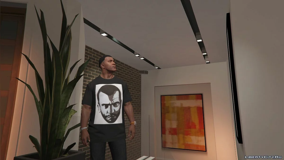 Футболка с изображением Нико Беллика / GTA 5