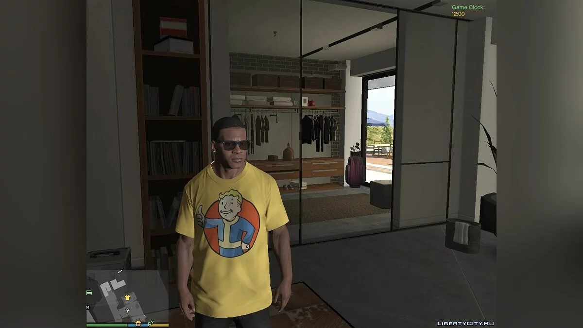 Футболка с принтом Fallout / GTA 5