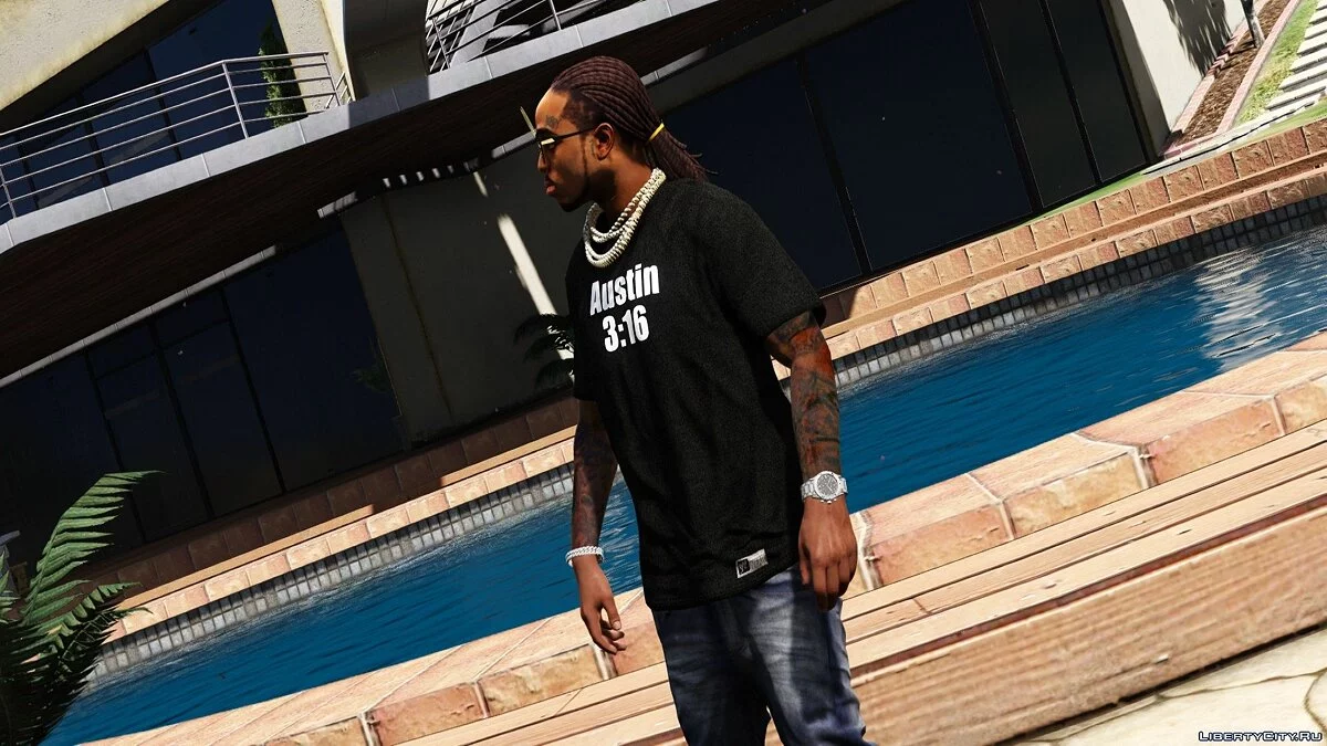 Футболка Stone Cold Steve Austin из WWE / GTA 5