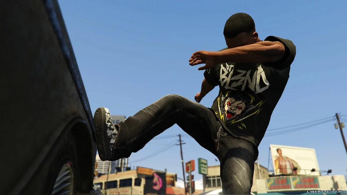 Футболка в стиле DJ BL3ND / GTA 5