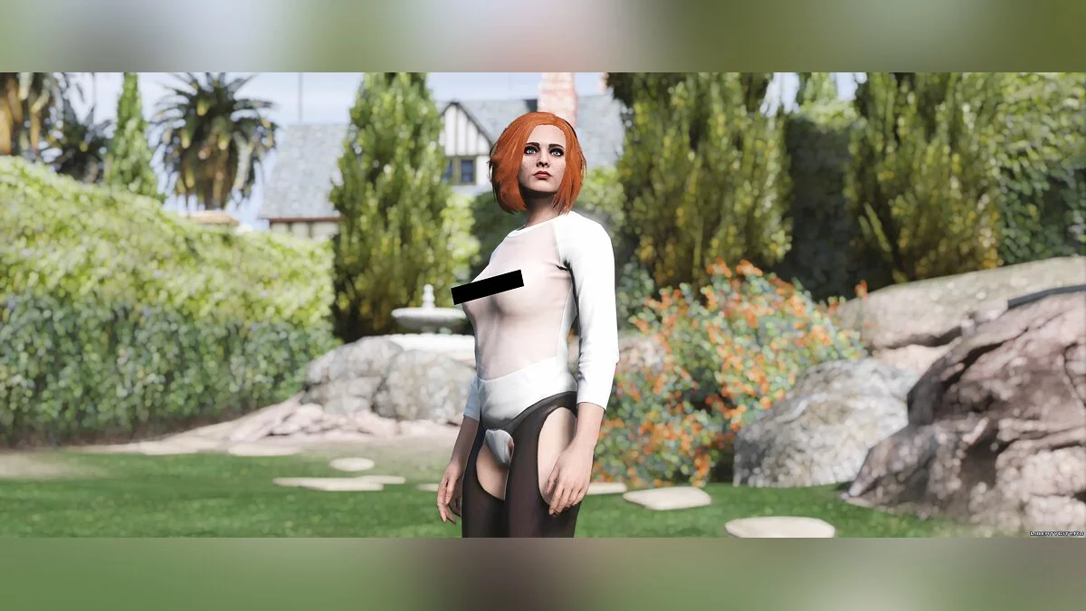 Женская прозрачная футболка [18+] / GTA 5