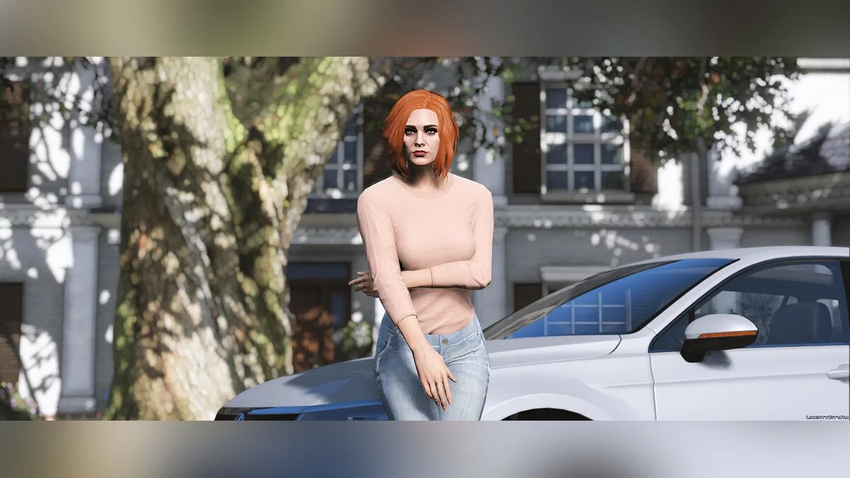 Женская прозрачная футболка [18+] / GTA 5