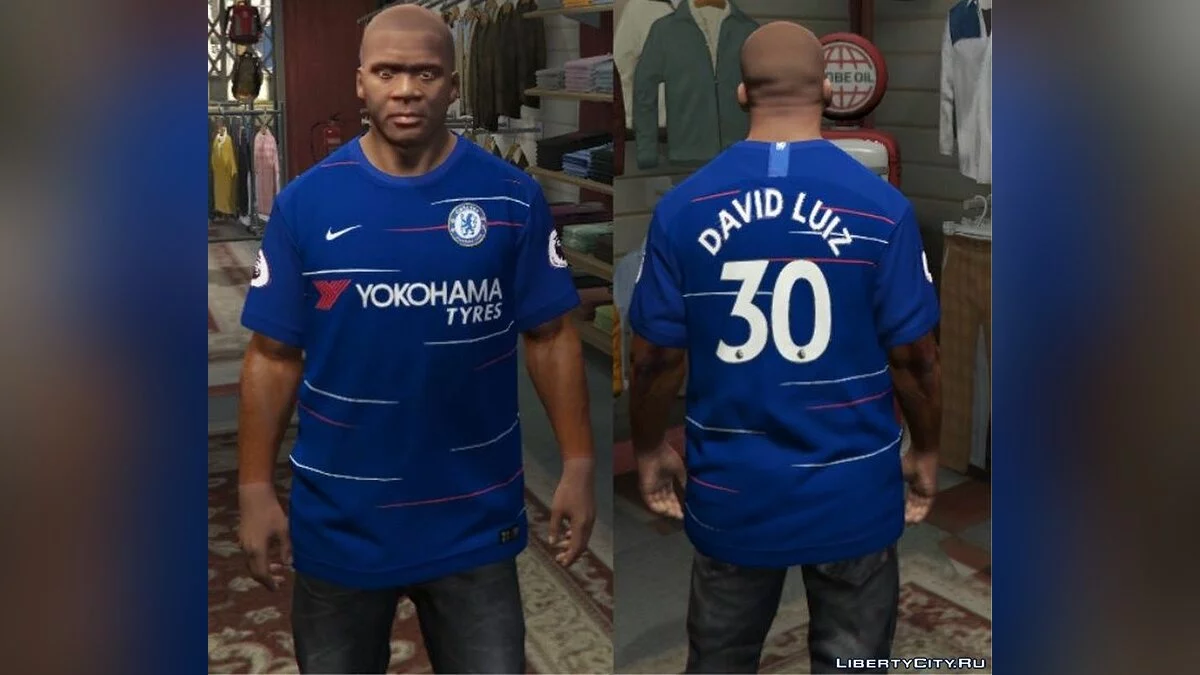 Футбольные футболки УЕФА 2018-2019 / GTA 5