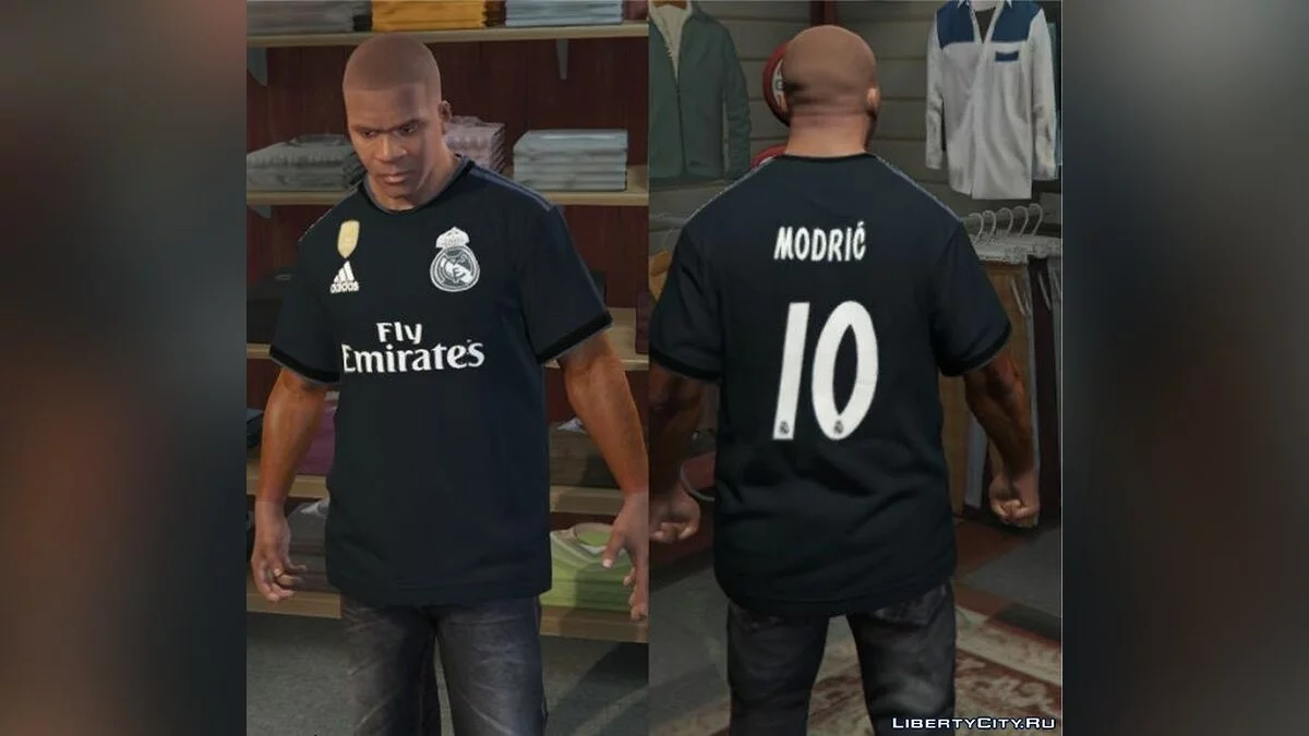 Футбольные футболки УЕФА 2018-2019 / GTA 5