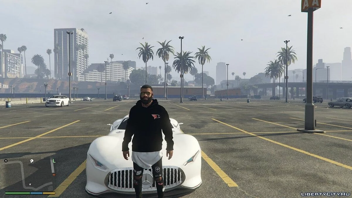 Худи FaZe x Champion для Франклина / GTA 5