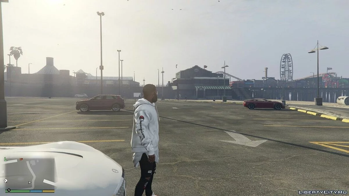 Худи FaZe x Champion для Франклина / GTA 5