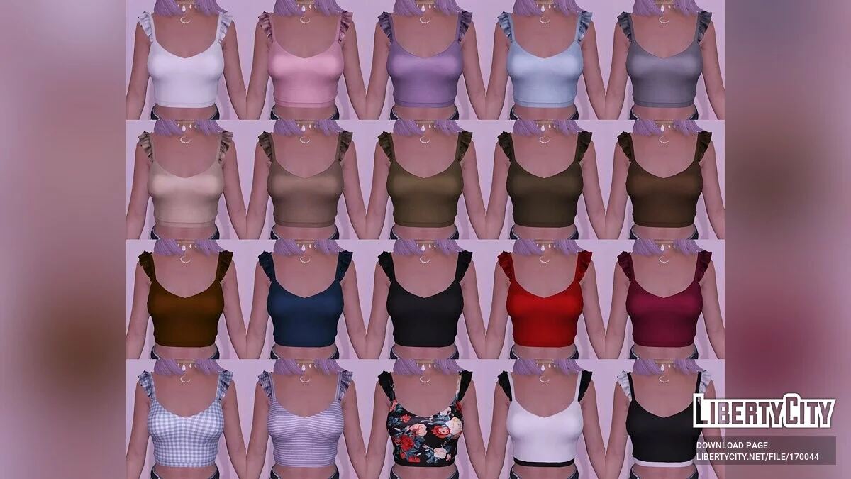 Короткий топ для MP Female 1.1 / GTA 5