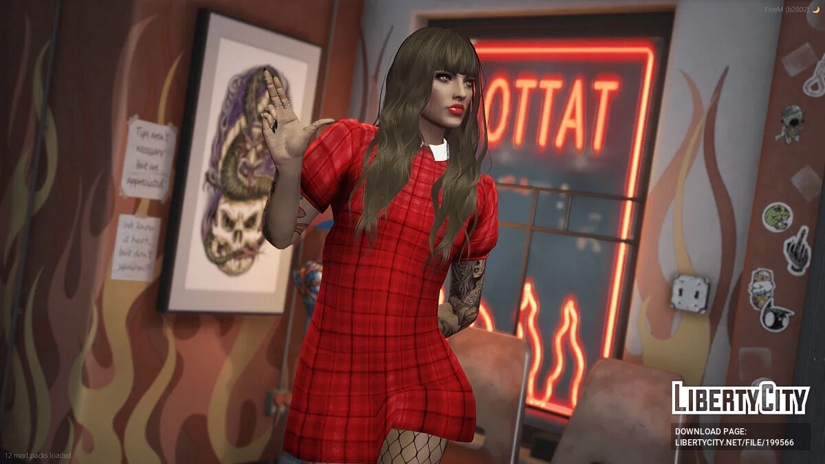 Sabrina Dress для MP Female / GTA 5