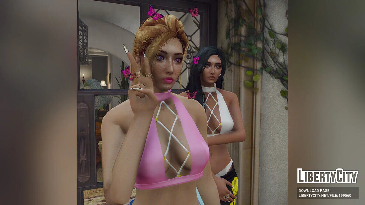 Топ с вырезом халтер для MP Female / GTA 5