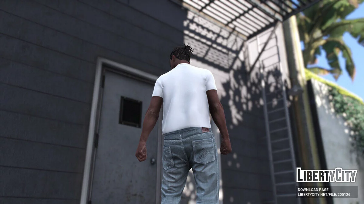 Cropped Boxy-fitting T-shirt [MP Male] / GTA 5