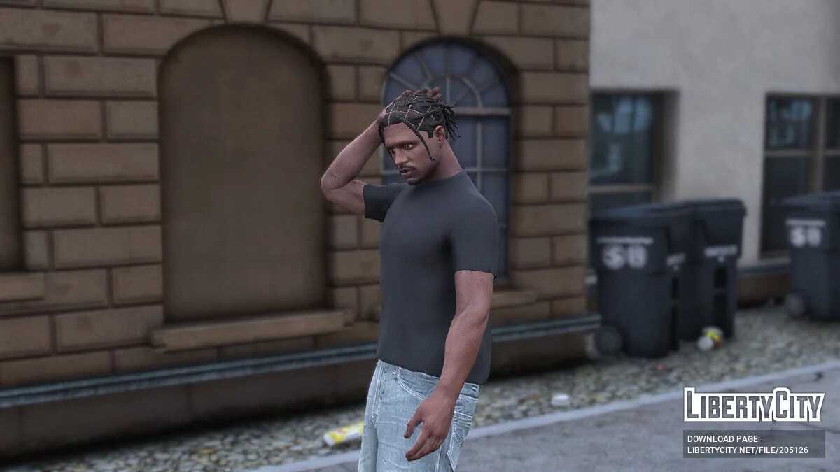 Cropped Boxy-fitting T-shirt [MP Male] / GTA 5