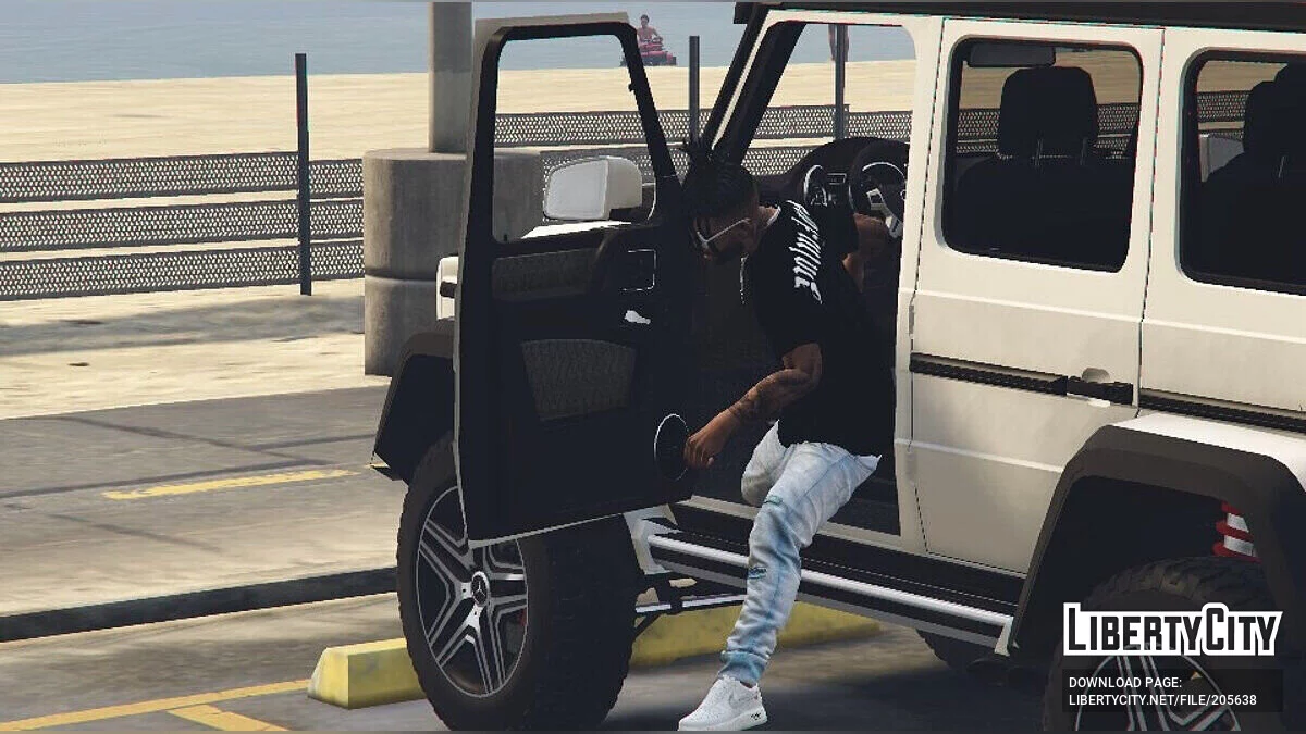 PALM ANGELS loose T-shirt / GTA 5