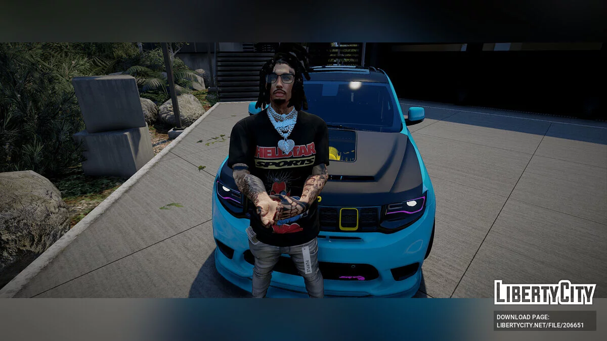 Hellstar Shirts MP Male/Franklin / GTA 5
