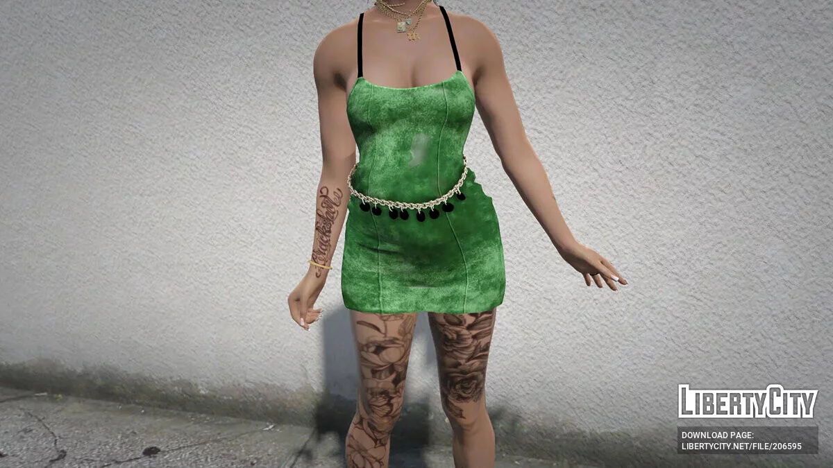 Платье с цепочкой для беременных (MP Female) / GTA 5