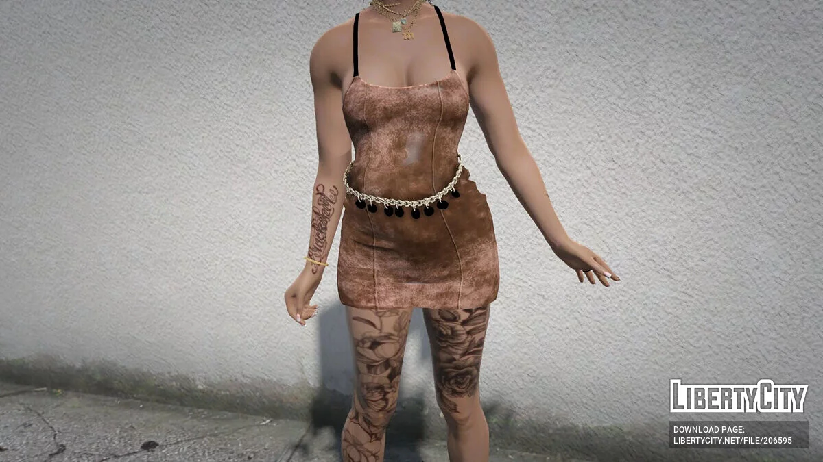 Платье с цепочкой для беременных (MP Female) / GTA 5