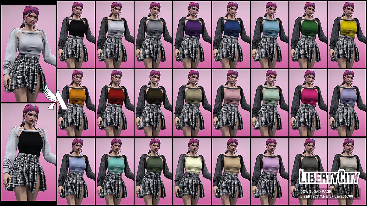 Woolen Sweater - MP Female - Textures / GTA 5
