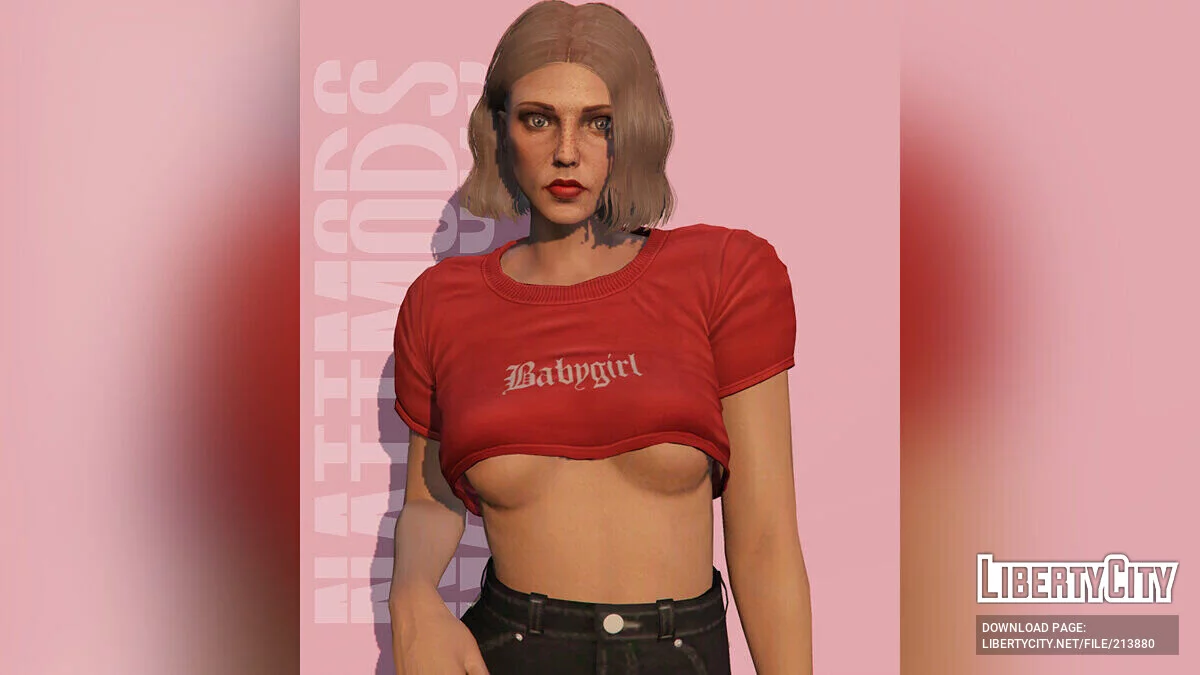 Кроп-топ Babygirl для MP Female / GTA 5