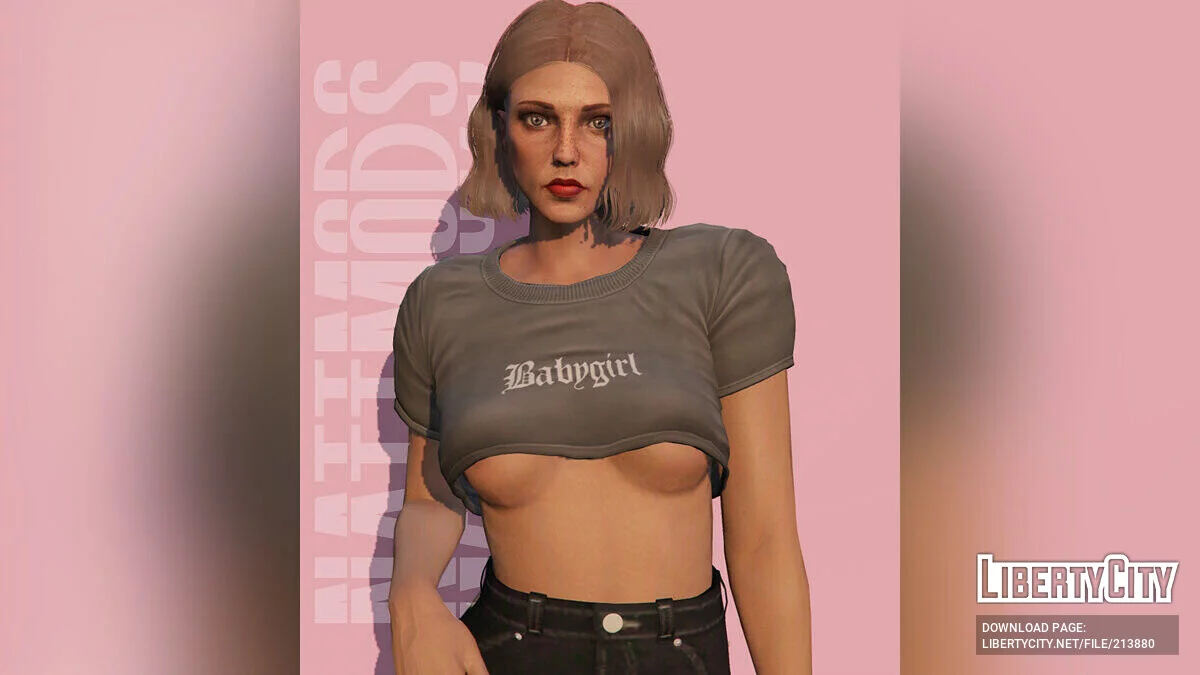 Кроп-топ Babygirl для MP Female / GTA 5