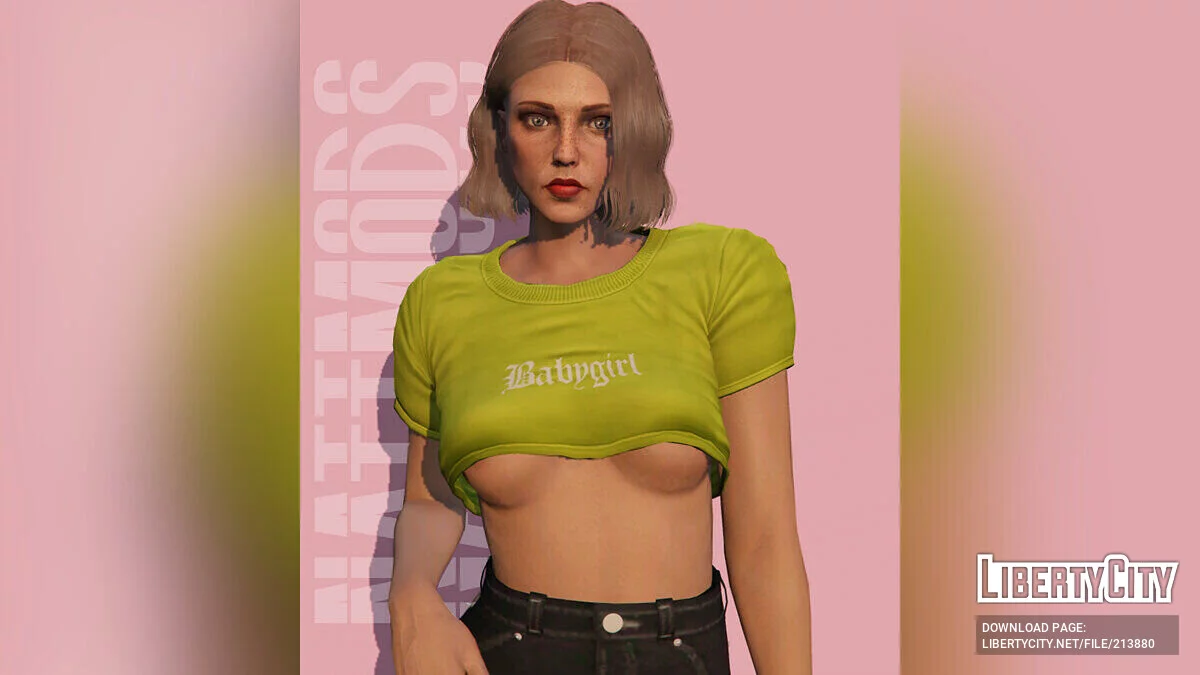 Кроп-топ Babygirl для MP Female / GTA 5
