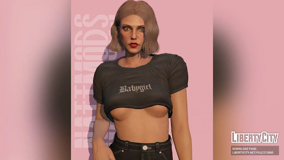 Кроп-топ Babygirl для MP Female / GTA 5