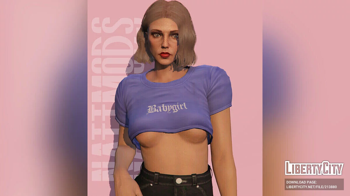 Кроп-топ Babygirl для MP Female / GTA 5