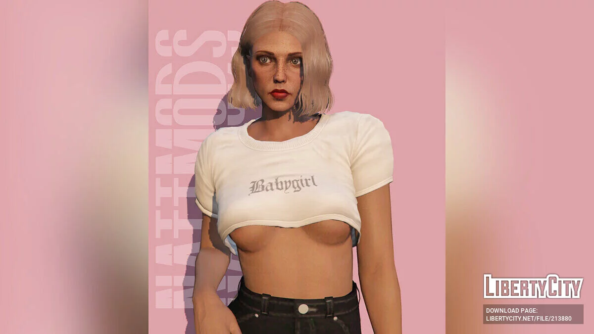 Кроп-топ Babygirl для MP Female / GTA 5