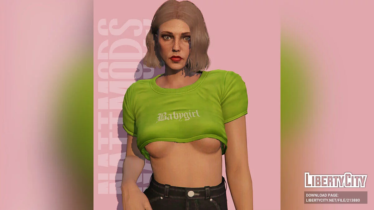 Кроп-топ Babygirl для MP Female / GTA 5