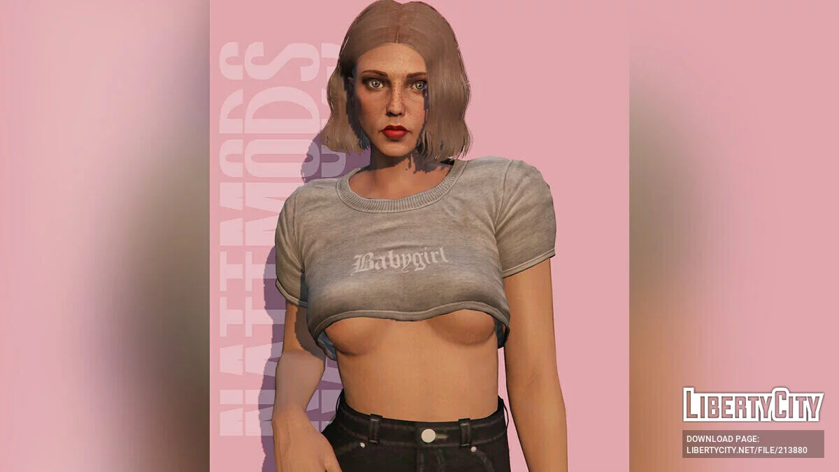 Кроп-топ Babygirl для MP Female / GTA 5