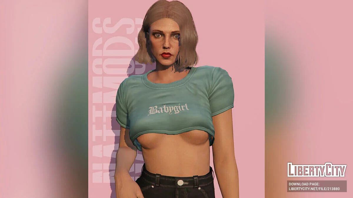 Кроп-топ Babygirl для MP Female / GTA 5