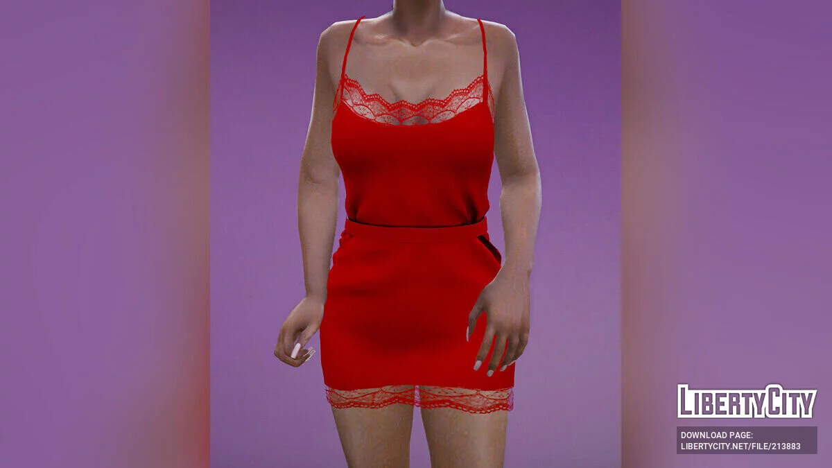 Кружевное платье для MP Female / GTA 5