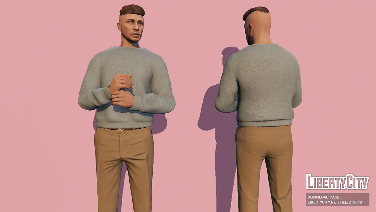 Long sleeve sweatshirt для MP Male / GTA 5