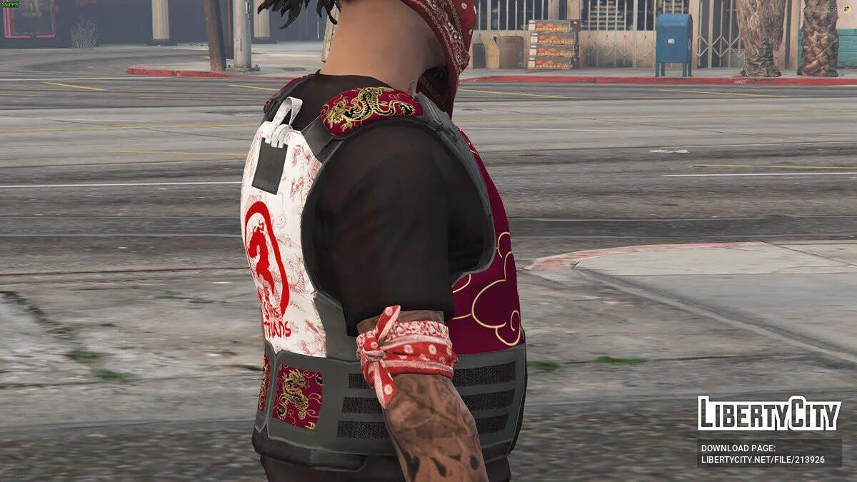 Los Santos Triads для MP Male 2.0 / GTA 5