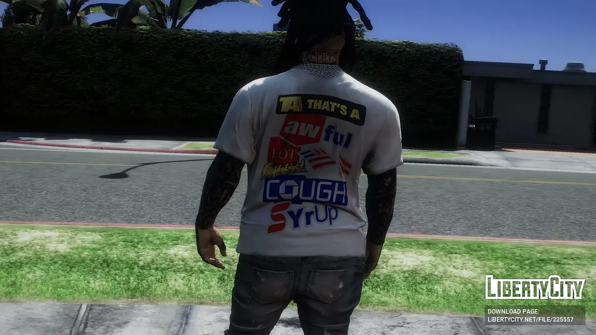 ALOCS Футболки для Франклина и мультиплеерного персонажа / GTA 5